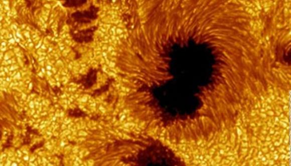  כתמי שמש על פני השמש. הכממים מייצגים סופות והתפרציות בשמש עם מחזוריות של 11 שנים